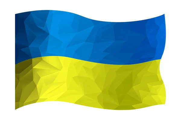 우크라이나 국기 — 스톡 벡터
