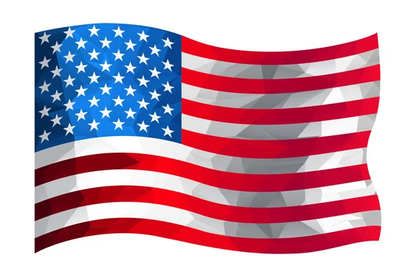 Birleşik Devletler bayrağı — Stok Vektör