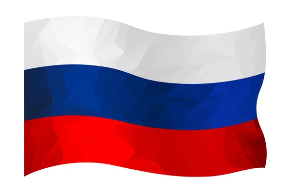 Russische vlag — Stockvector