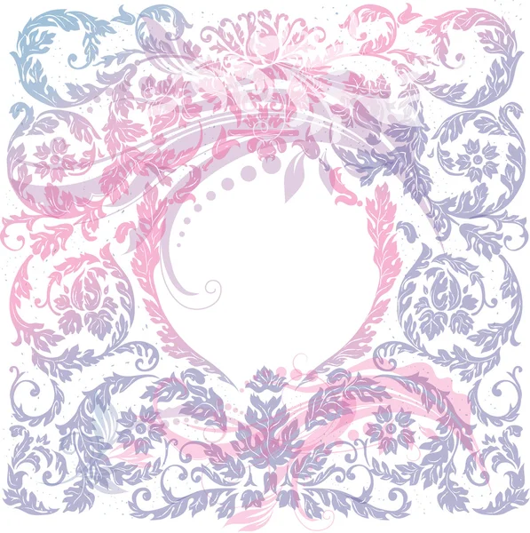 Floral luxe middeleeuwse patroon — Stockvector