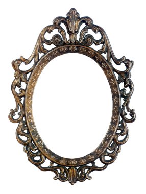 oval vintage çerçeve