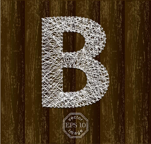 Letter W from threads Stock Vector Image by ©Ola-Ola #68236449