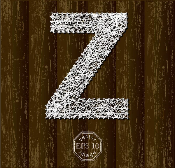 Letter W from threads Stock Vector Image by ©Ola-Ola #68236449