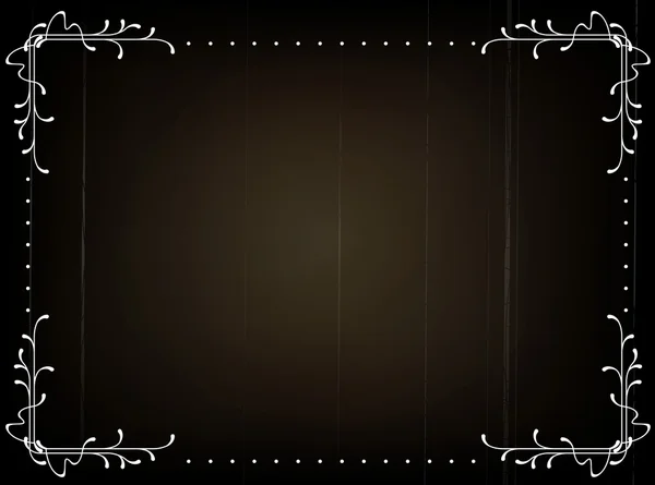 Old movie title frame — Stock Vector