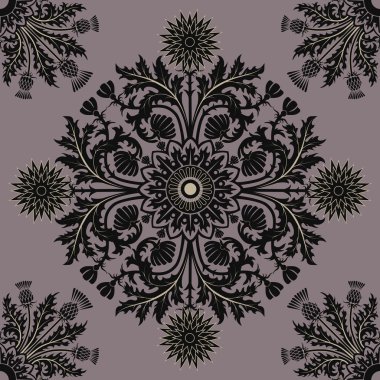 Arka plan ile mor renk Deve dikeni