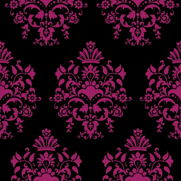 Dekorativa sömlös violett mönster — Stock vektor