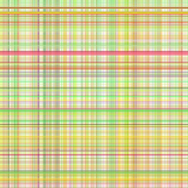 Pastel geel veelkleurige strepen plaid — Stockvector