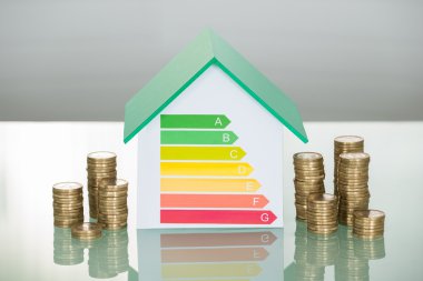 Sikke yığını ile ev modeli