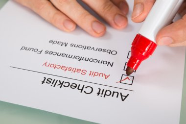 Kişi dolum denetim denetim listesi formu
