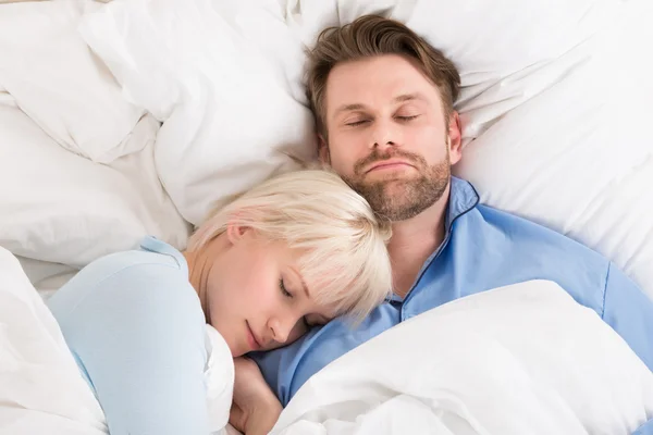 Couple Sleeping Together — Stock Photo, Image