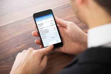 Online bankacılık iş işadamı