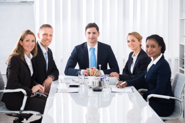Seminere katılan işadamları