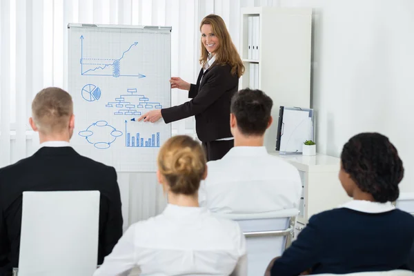 Manager Explaining Business Strategy — Stock Photo, Image