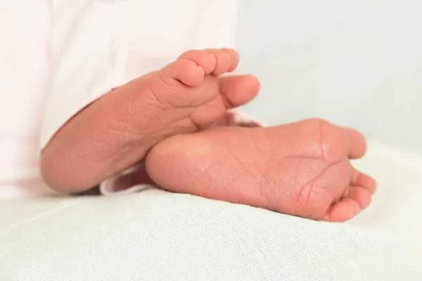 Pequenos pés de bebê — Fotografia de Stock