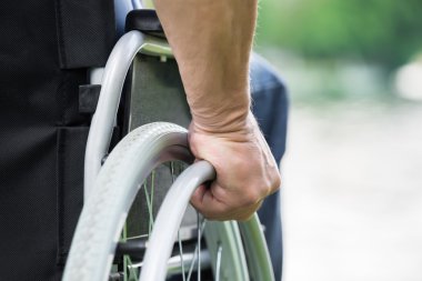 Devre dışı iterek tekerlek tekerlekli sandalye dostum