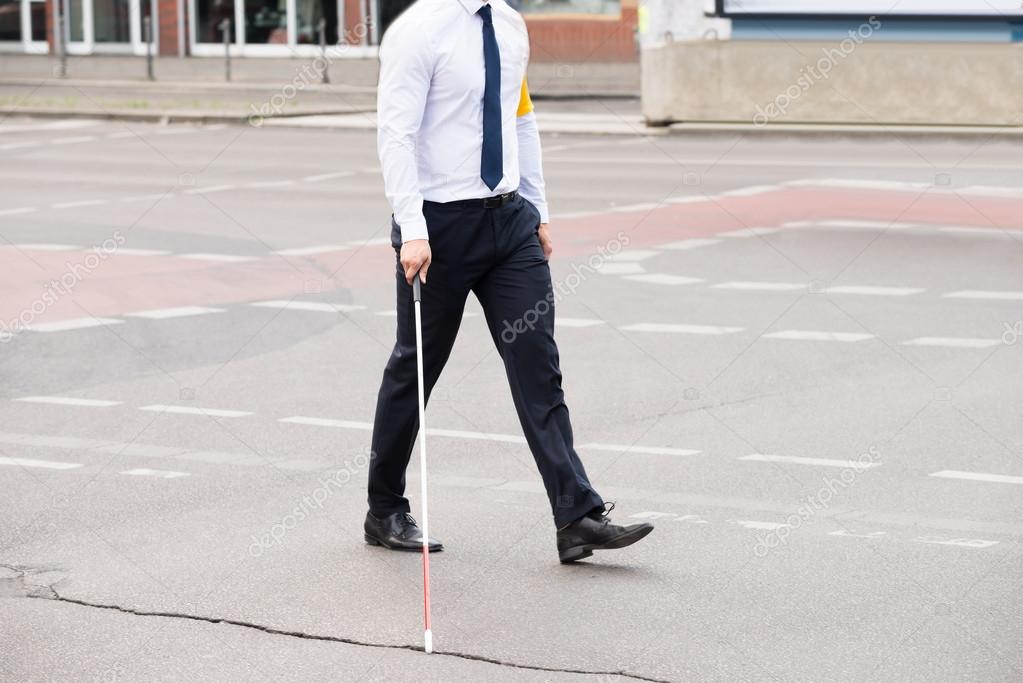 Blind Person Walking On Street Stock Photo © AndreyPopov #120485546 Blind Person Walking On Street Stock Photo © AndreyPopov #120485546