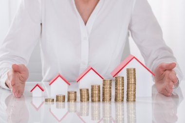 Sikke ve ev modelleri korunması işkadını eller
