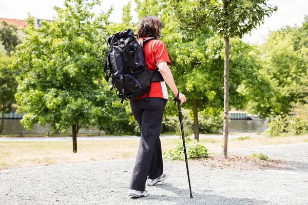 Senior Female Hiker — Stock Photo, Image