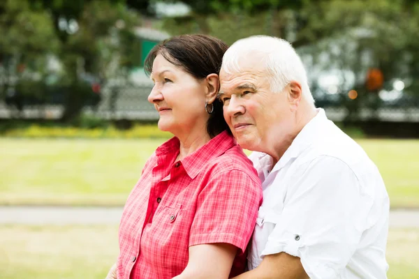 Close-up van een Senior paar — Stockfoto