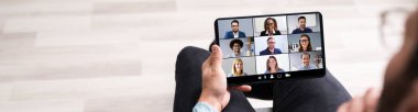 İş Videosu Konferansı Webinar Sohbeti ya da Konferans Çağrısı