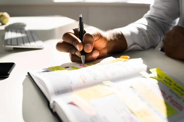 Persönlicher Agenda Organisator Oder Tagungsplan — Stockfoto