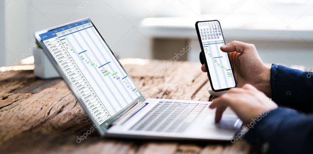 Convertible Business Laptop Digital Electronic Gantt Chart