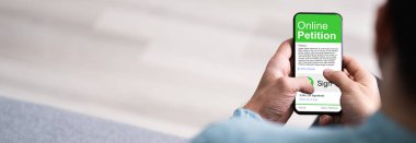 Çevrimiçi Dilekçe Cep Telefonu veya Akıllı Telefon