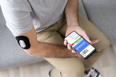 Sürekli Glikoz Kan Şekeri Testi Ekipmanı İzleyici