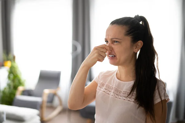 Airconditioning Bad Odor Thuis Huis — Stockfoto