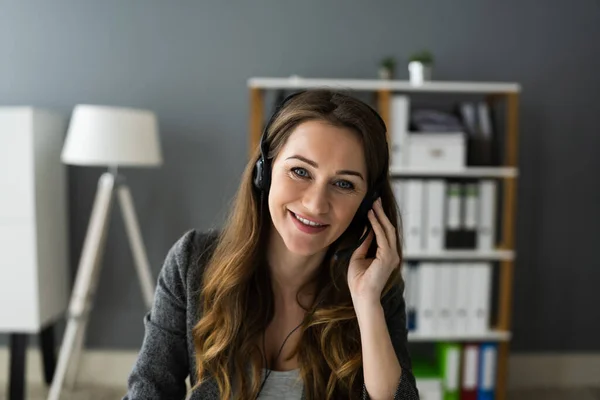 Video Conference Online Företagssamtal Eller Chat Porträtt — Stockfoto