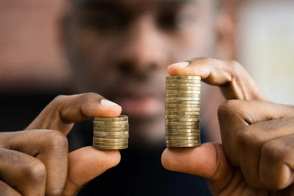 Disparidad Dinero Afroamericano Brecha Salarial — Foto de Stock