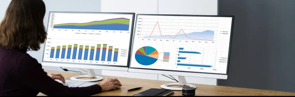 Kpi Marketing Data Predictive Business Analytics — стокове фото