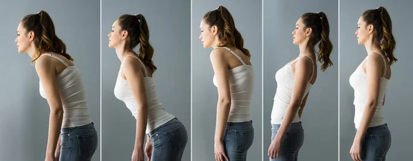 Before After Abdominal Body Posture Training And Back Pain