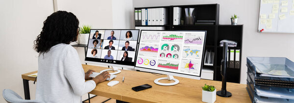 Встреча леди Африки в режиме онлайн-видеоконференции