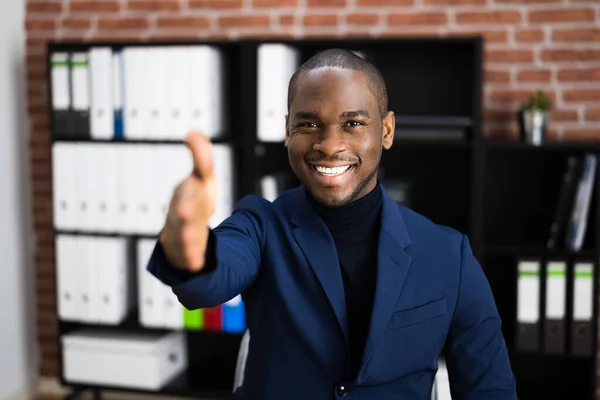 Afrikaanse Business Video Conference Zakelijke Webinar Meeting — Stockfoto