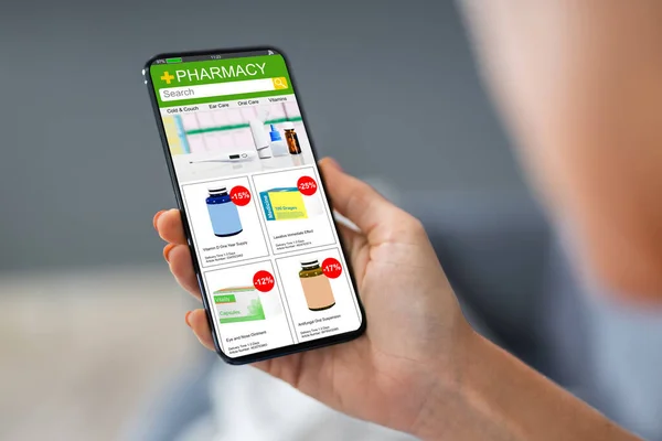 オンラインドラッグストア 医療インターネットショップ — ストック写真