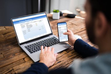 Çevrimiçi Bankacılık Para Aktarımı Bilgisayarda