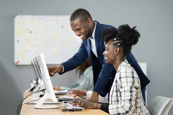 Customer Call Center Operator Agent Classroom — Stock Photo, Image