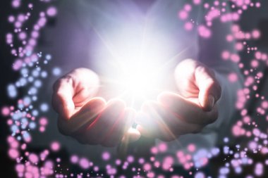 Spiritual Reiki Healing Psychic Energy Light Field clipart