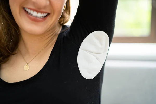 Underarm Svettlucka Eller Pad För Att Förhindra Odor Och Svettmärken — Stockfoto