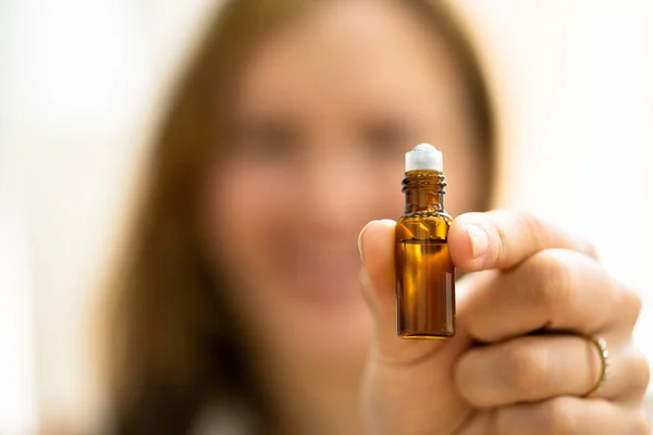 Aceite Esencial Aromaterapia Cuidado Belleza Orgánica —  Fotos de Stock