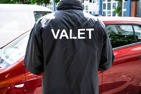 Valet Parking Service Bellboy Personal Car Attendant — ストック写真