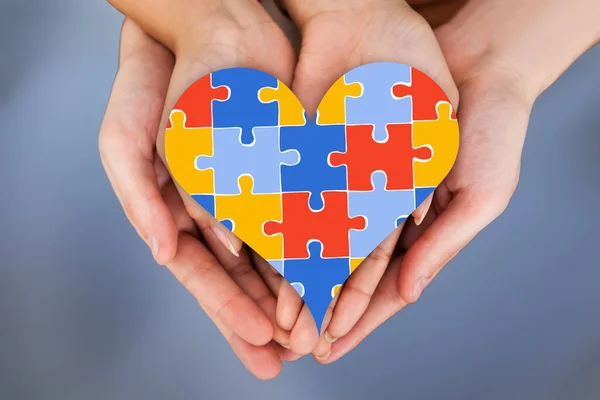 Autismo Salud Trastorno Enfermedades Ayuda Puzzle —  Fotos de Stock