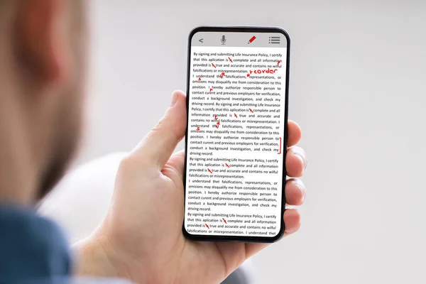 Edit Book Script Proofreading On Mobile Phone App