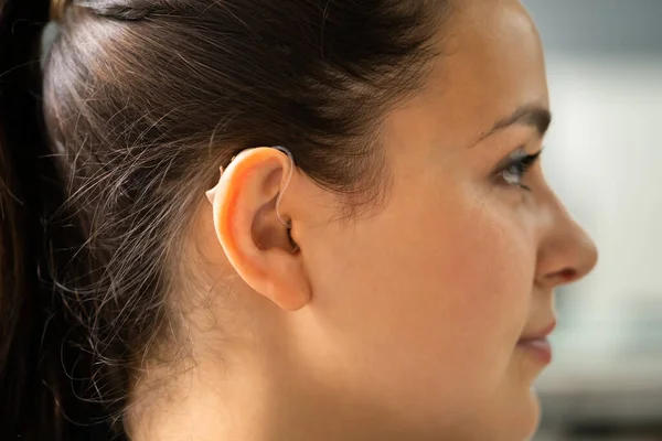 Аудиология Слухового Аппарата Инвалидов Глухими Ушами — стоковое фото