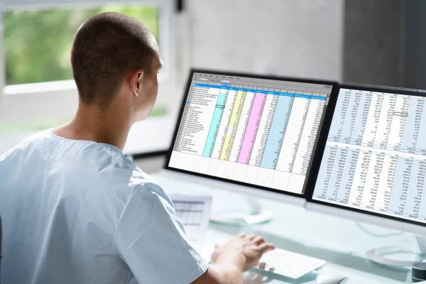 Account Manager Office Coding Medical Bill — Stockfoto