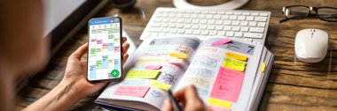Masada ve Cep Telefonunda Takvim Zamanlama Listesi