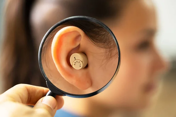 Hearing Aid Deaf Ear Audiology Handicapped — Stock Photo, Image