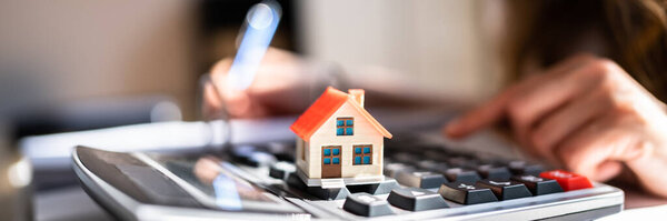 Расчет налога на имущество. Дом недвижимости