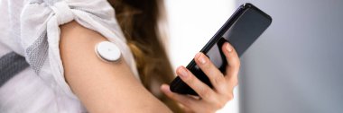 Sürekli glikoz monitörü Kan şekeri testi akıllı telefon uygulaması